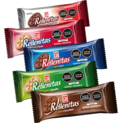  Galletas sabores mixtos 36 gramos RELLENITAS