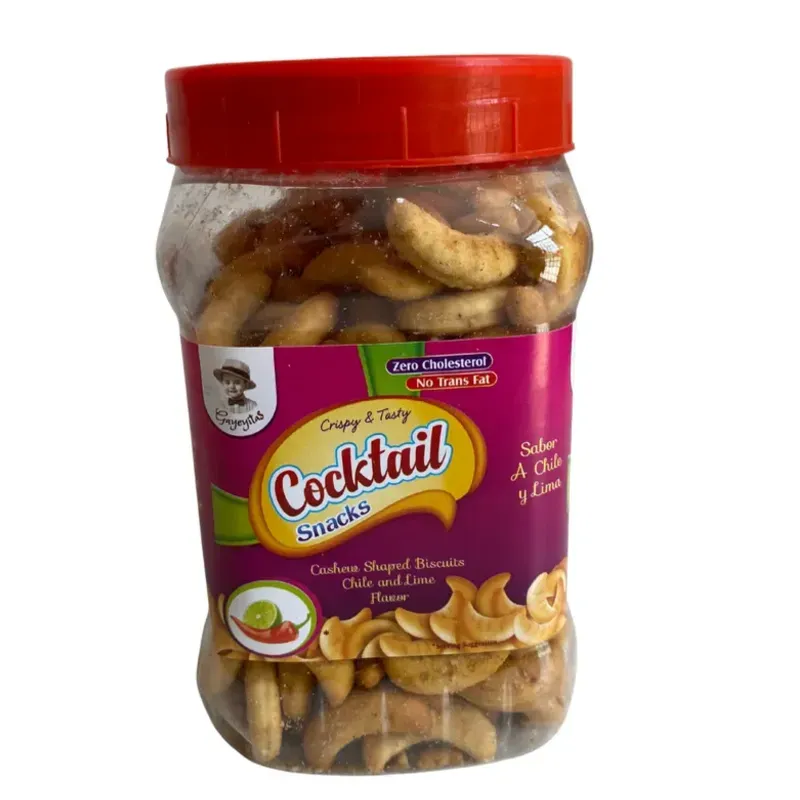 Galletas Snack sabor chile y limón 