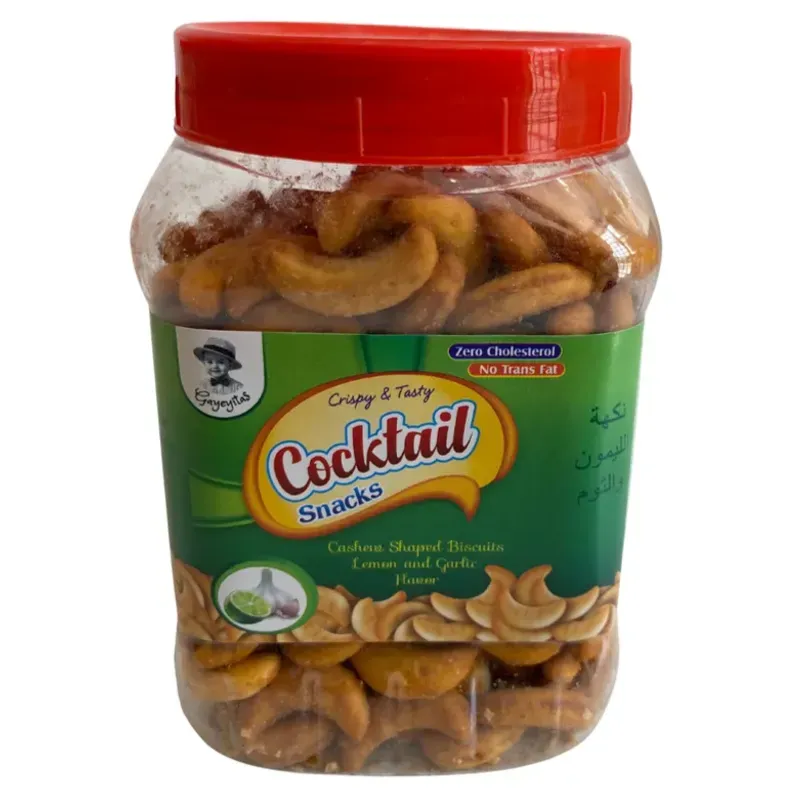 Galletas Snack Sabor limón y ajo