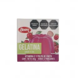 Gelatina sabor a uva Boom (40 g / 1.41 oz)