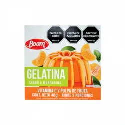 Gelatina sabor mandarina Boom (40 g / 1.41 oz)