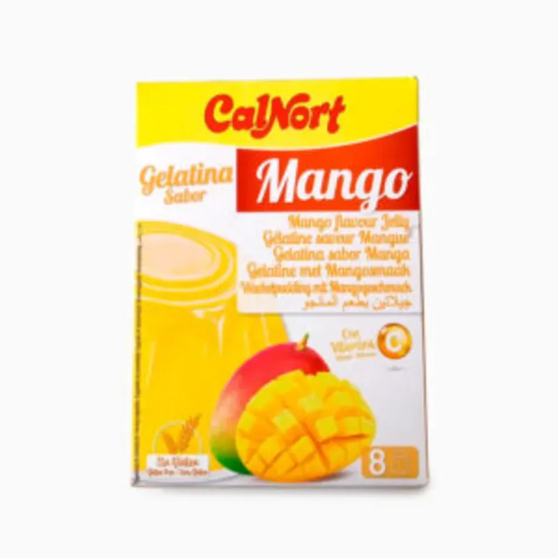 Gelatina sabor mango Calnort 170g