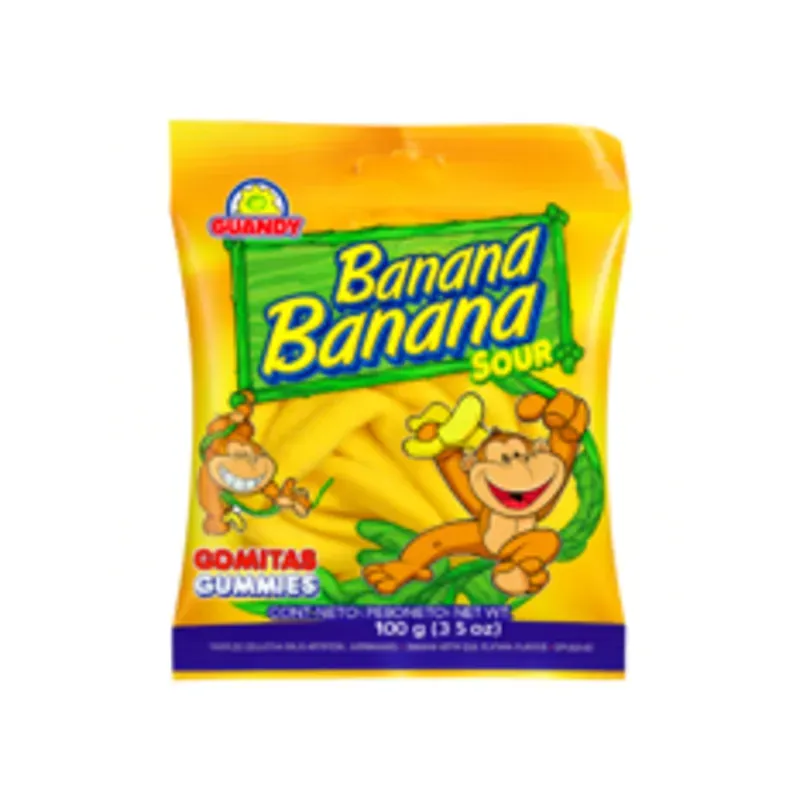 Gomitas Banana Sour Guandy 71g