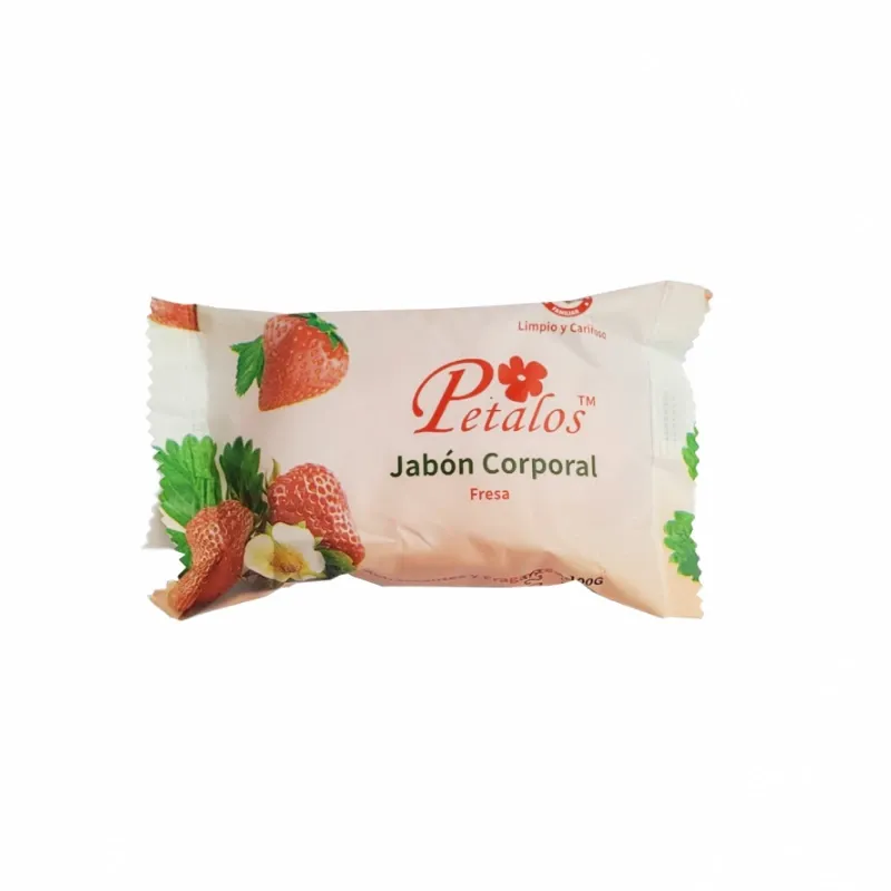 Jabón de tocador con aroma a fresa Pétalos (100 g / 3.53 oz)