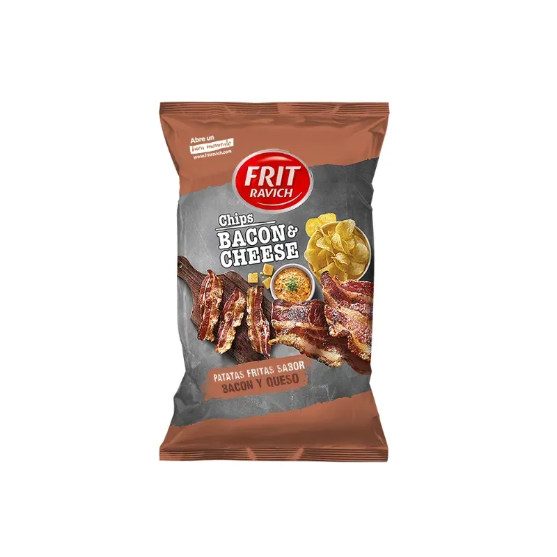 Papas fritas sabor bacon y queso Frit Ravich (125 g / 4.4 oz)