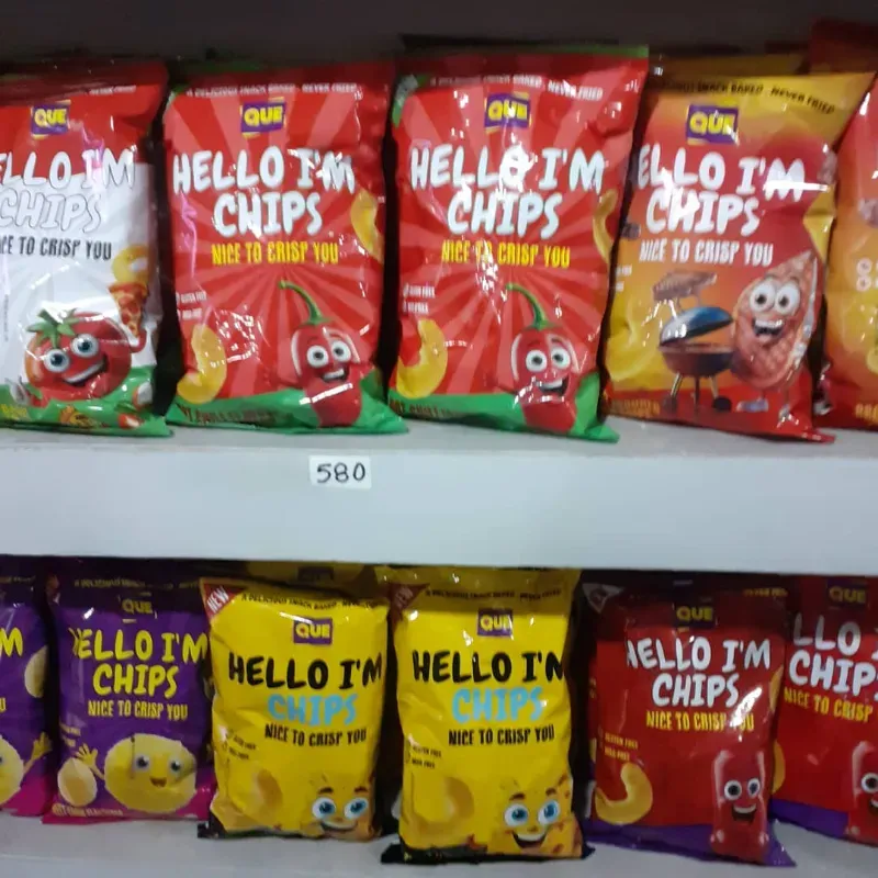 Pelly Hello I´m Chips (QUE), Diferentes sabores.