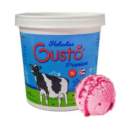Pote de Helado Gustó sabor fresa  (1L)