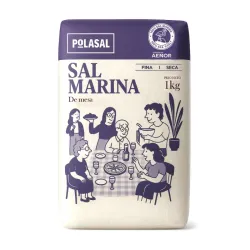 Sal marina de mesa Polasal (1 kg / 2.2 lb)