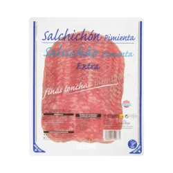 Salchichón con pimienta (lonjas finas)