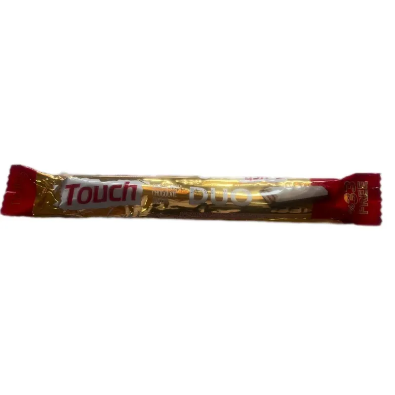 Sorbeto cubierto de chocolate blanco Touch duo