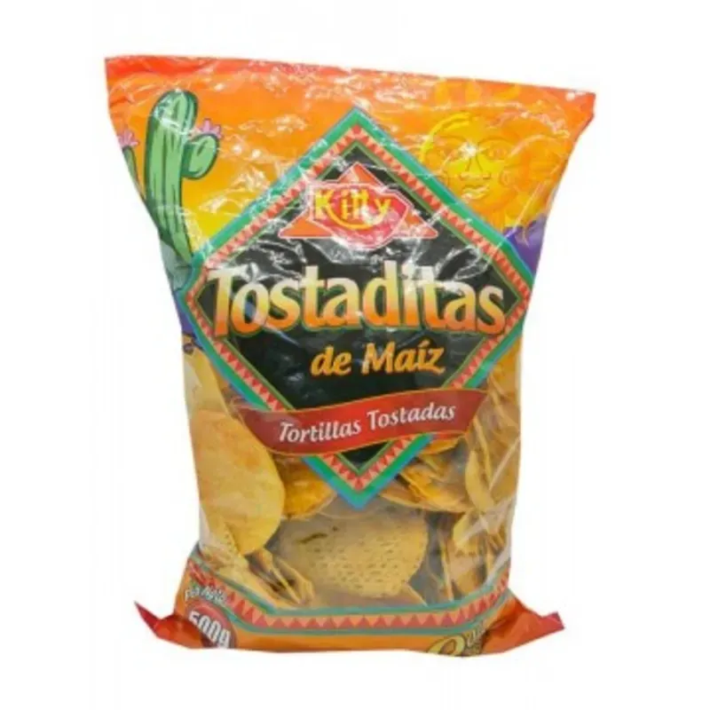 Tortillas Tostadas de Maíz Kitty 