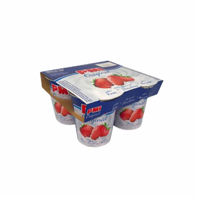 Yogurt sabor fresa PMI Original (4 x 120 g/4.23 oz)