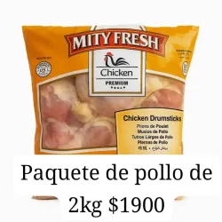 Paquete de Muslos de Pollo 2kg