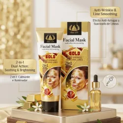 Mascarilla Facial Oro 2 en 1