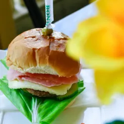 Hamburguesa de jamón