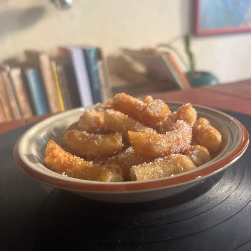 Churros con miel