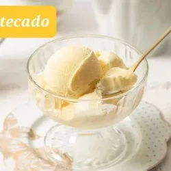 Cubeta de helado mantecado 