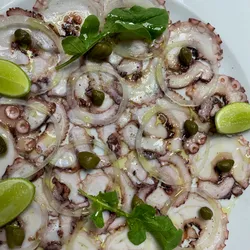 Carpaccio de pulpo