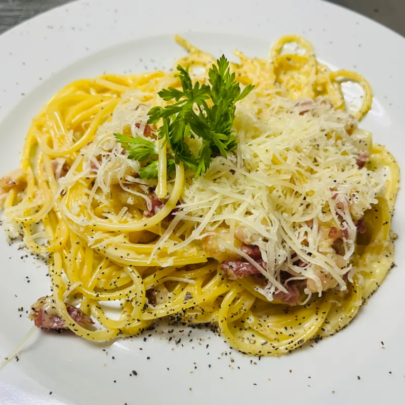 Pasta a la Carbonara 