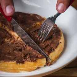 Waffle de Nutella 
