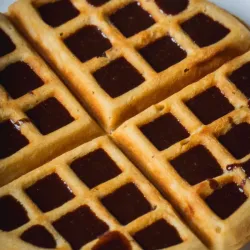 Waffle de Sirope de Chocolate 