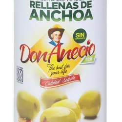 Aceitunas Verdes Rellenas de Anchoa, Don Anecio