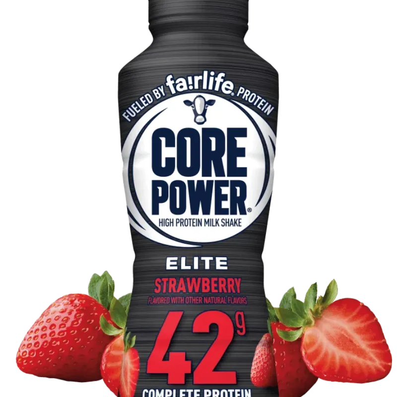 Batido alto en proteínas (42g) sabor fresa , Core Power 