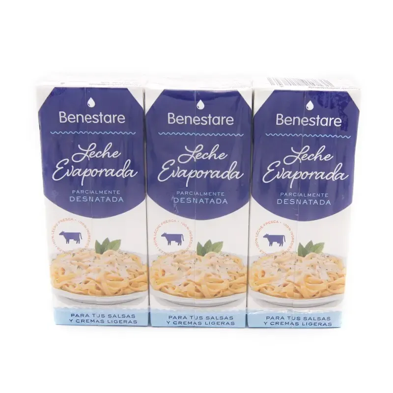Benestare , Leche evaporada , 3unidades