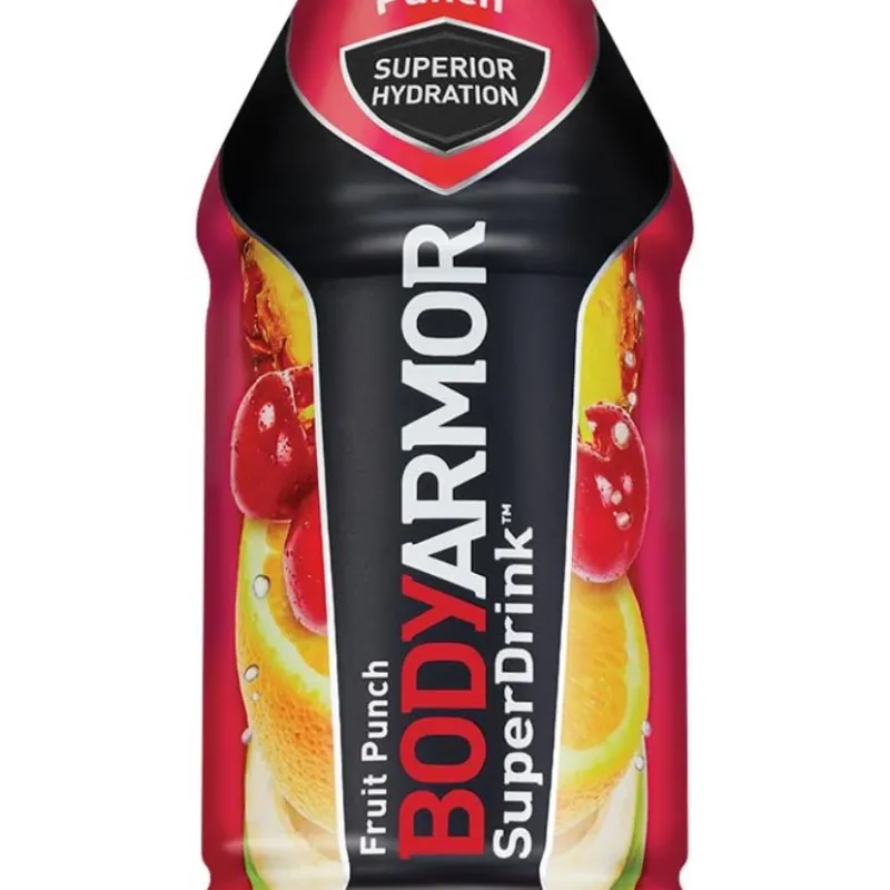BodyArmor SuperDrink, bebida deportiva con electrolitos, ponche de frutas, 16 onzas 