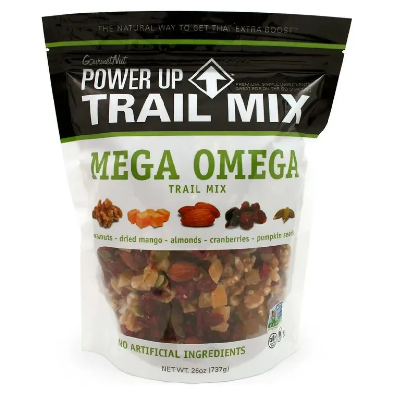 Bolsa de mezcla de frutos secos, Power Up Mega Omega, 14 oz