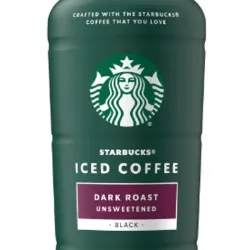 Café helado sin azúcar tostado oscuro Starbucks, Dark Roast  48 oz