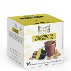 Cápsulas compatibles Dulce Gusto,Chocolate y Pistacho, 16u
