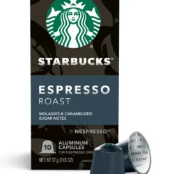 Cápsulas de café, Starbucks,Espresso Roast, 10 u