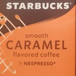 Cápsulas de café Starbucks, sabor caramelo,10 u
