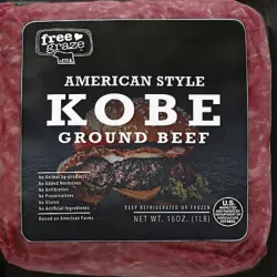 Carne molida de res, Kobe, 16 oz