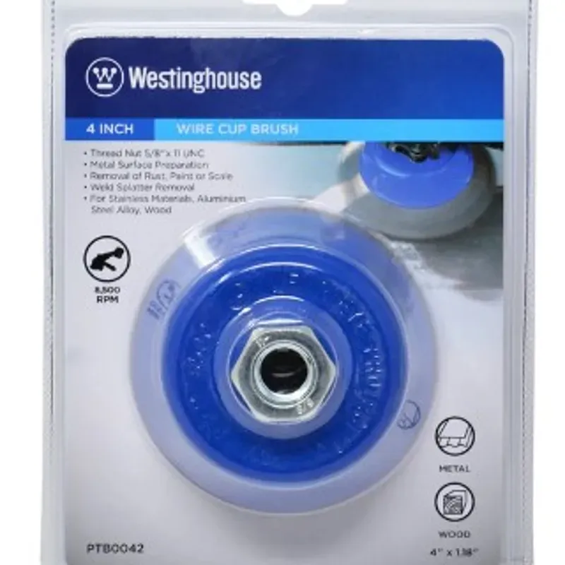 CEPILLO DE ALAMBRE DE COPA 4" , Westinghouse