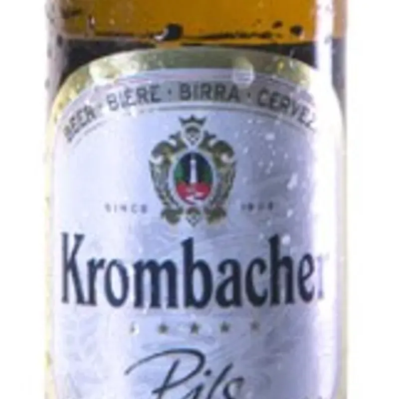 Cerveza Krombacher de botella