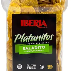 Chip de Platanitos fritos saladitos, Iberia, 20 oz