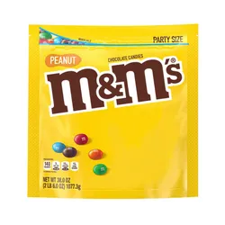 Chocolate M&Ms con maní 