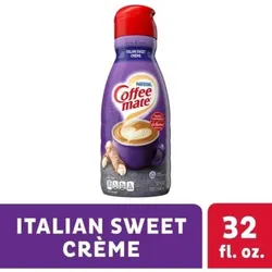 Coffee mate , crema líquida para café , sabor crema dulce italiana 