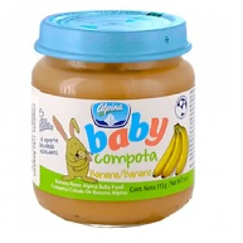 Compota Baby, Plátano,113 gr