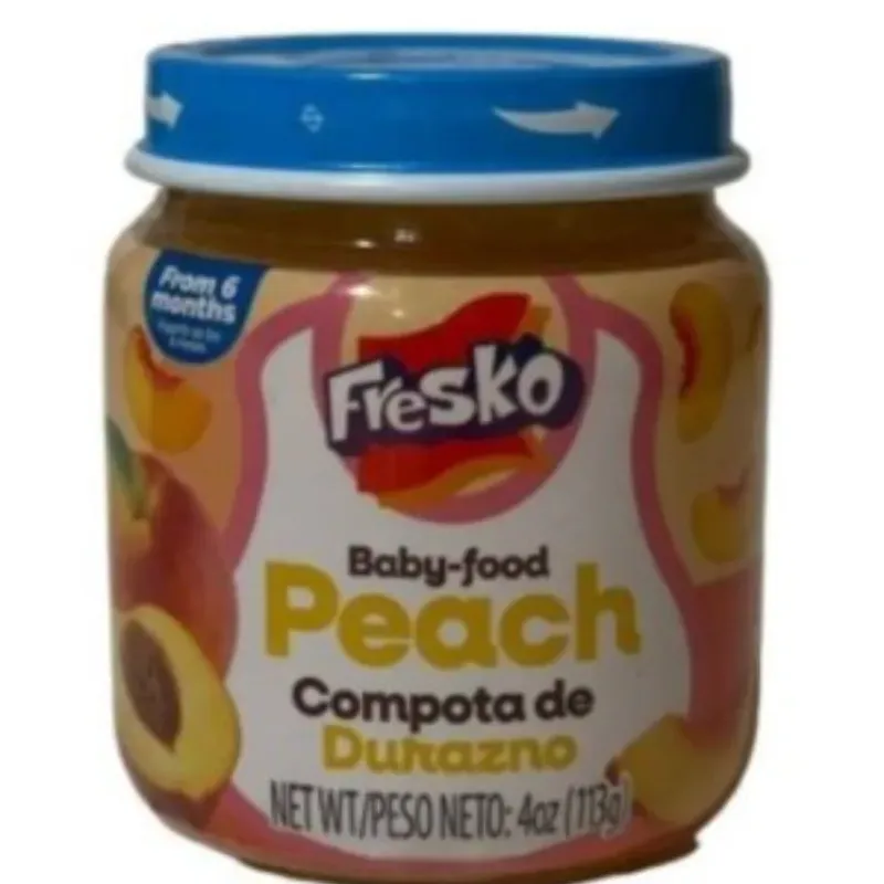 Compota de Durazno, Fresko, 4 oz