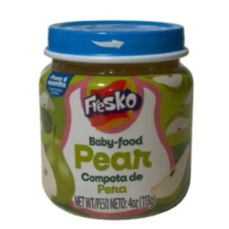 Compota de pera, Fresko, 4 oz