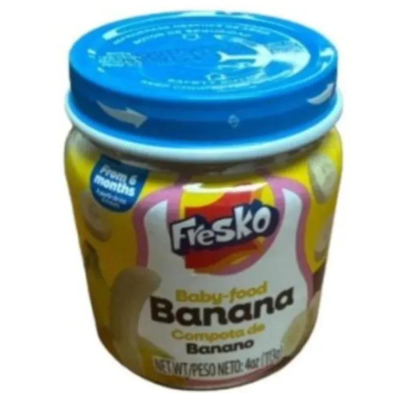 Compota de Plátano, Fresko, 4oz