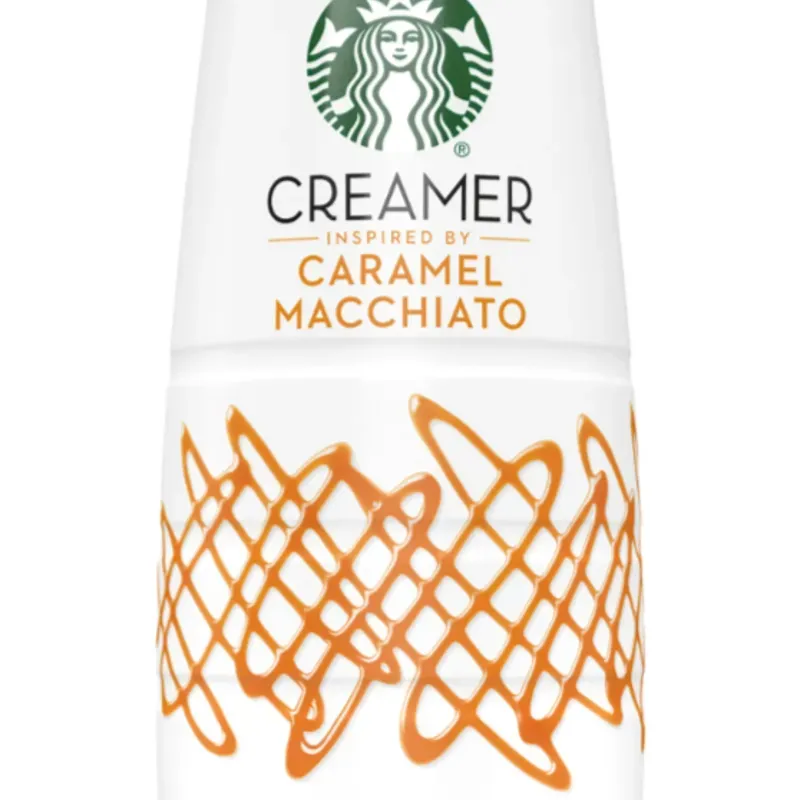 Crema líquida para café, sabor caramelo Macchiato,Starbucks, 28 oz