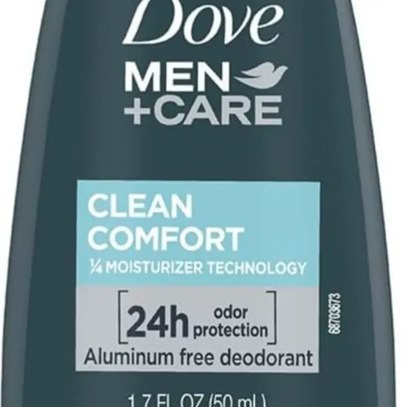 Desodorante roll on, Dove men+care, Clean Comfort