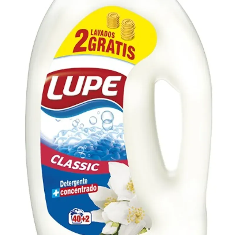 Detergente concentrado líquido classic , Lupe, 42 dosis