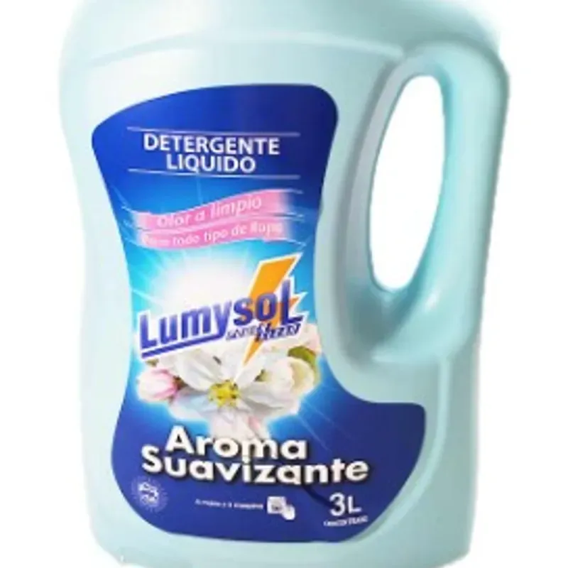 DETERGENTE LÍQUIDO PARA ROPA, LUMYSOL AROMA SUAVIZANTE, 3LT