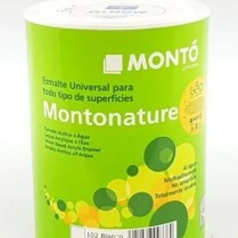 Esmalte multiadherente de acabado blanco satinado, Montonature, Montó