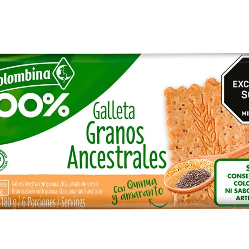 Galletas granos ancestrales, 6 paquetes 